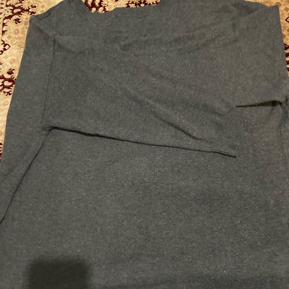 Oleg Cassini Thunderbolt Gray Sweater-1X - Picture 11 of 16